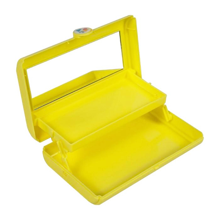 Caboodles Rainbow Rad - Take It Touch-Up Tote Makeup Organizer, Yellow